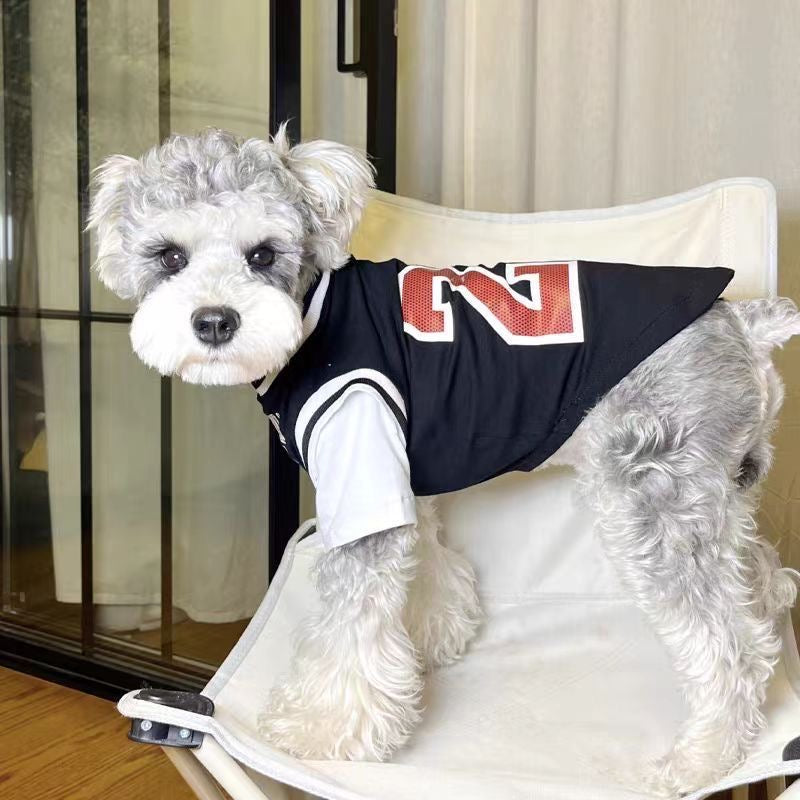 M003-Breathable Jersey for Dogs Bulls 23 Summer Shirt for Small Dog Comfortable & Cool Design