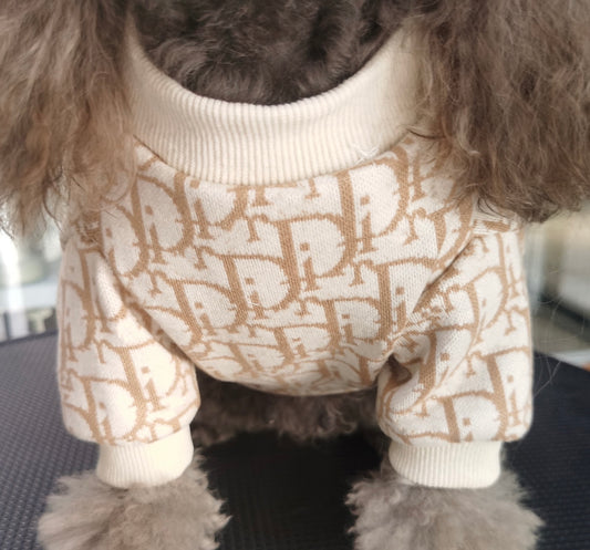 DD Inspired Pet Sweater Dog Puppy Clothes Autumn and Winter Poodle Corgi Bichon Shihtzu