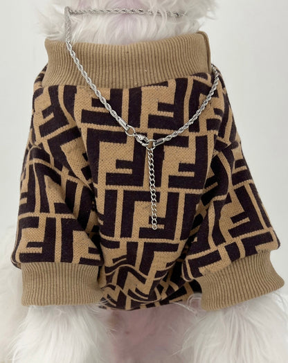 FF Inspired Sweater for Small Dogs Autumn Warm Outfit for Male Dog for Bichon Poodle Maltese