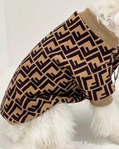 FF Inspired Sweater for Small Dogs Autumn Warm Outfit for Male Dog for Bichon Poodle Maltese
