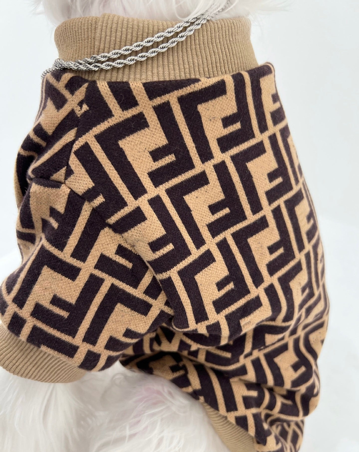 FF Inspired Sweater for Small Dogs Autumn Warm Outfit for Male Dog for Bichon Poodle Maltese