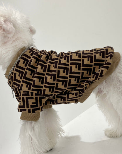 FF Inspired Sweater for Small Dogs Autumn Warm Outfit for Male Dog for Bichon Poodle Maltese