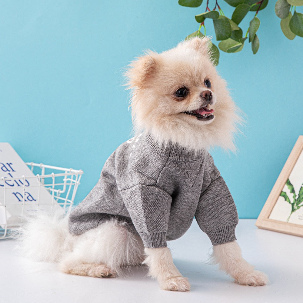 PRA Inspired Pet Sweater Trendy Brand for French Bulldogs & Chihuahuas, Autumn/Winter Clothes for Small & Medium Dogs