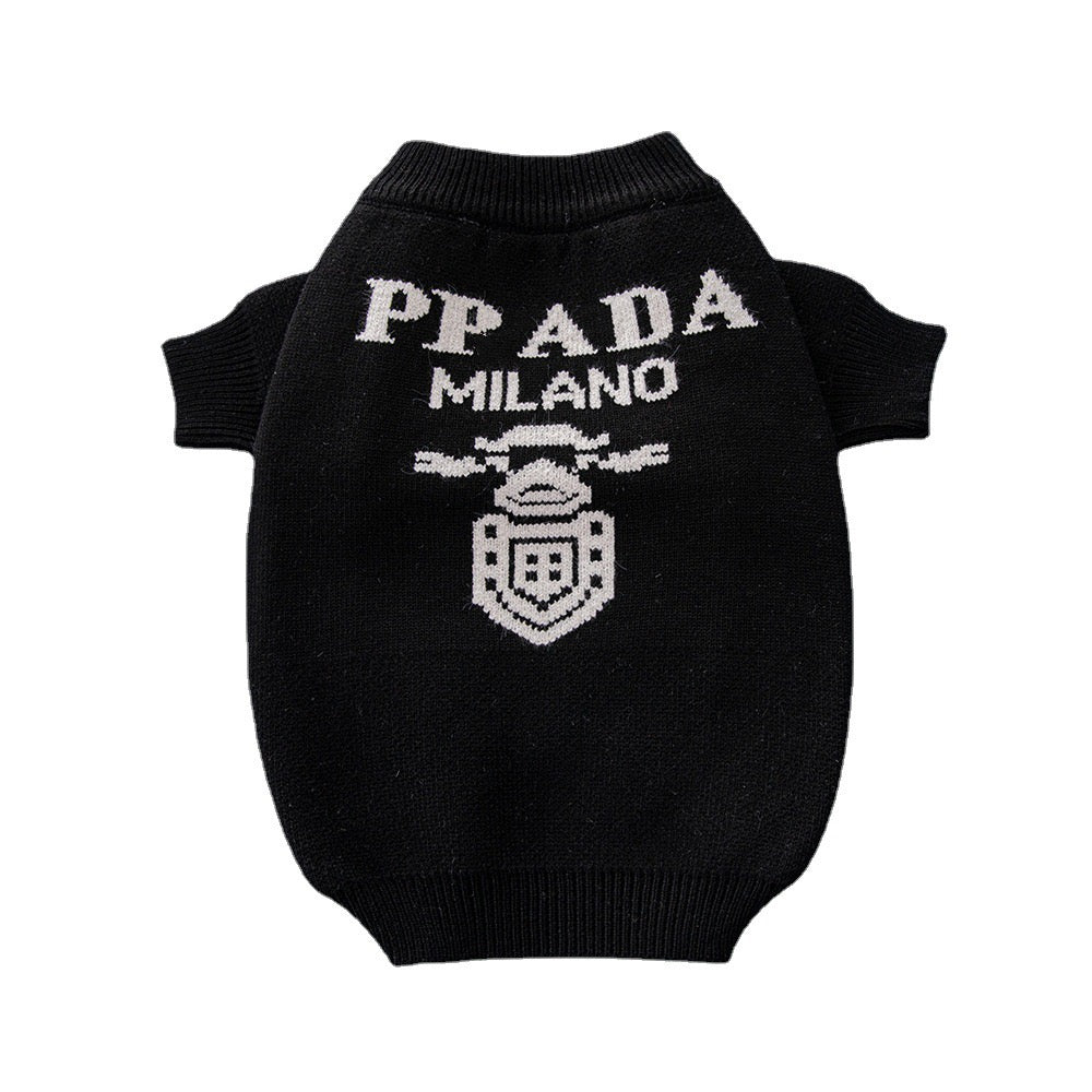 PRA Inspired Pet Sweater Trendy Brand for French Bulldogs & Chihuahuas, Autumn/Winter Clothes for Small & Medium Dogs