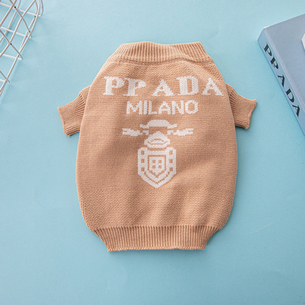 PRA Inspired Pet Sweater Trendy Brand for French Bulldogs & Chihuahuas, Autumn/Winter Clothes for Small & Medium Dogs