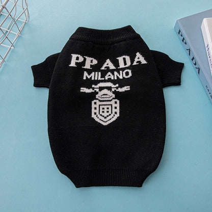 PRA Inspired Pet Sweater Trendy Brand for French Bulldogs & Chihuahuas, Autumn/Winter Clothes for Small & Medium Dogs