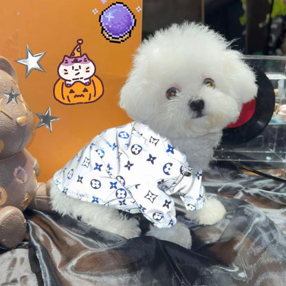 Pet Streetwear Reflective Windbreaker Jacket for Dogs – Fashionable Pet Apparel for French Bulldogs, Corgis, Poodles, and Pugs