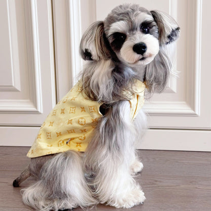 MF001-Dog clothes trendy brand thin large and medium-sized dog  bear teddy corgi schnauzer pet puppy summer
