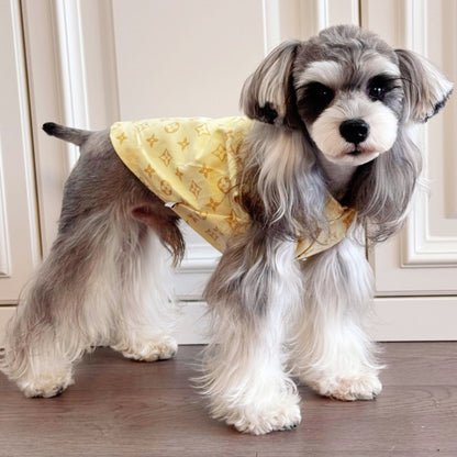 MF001-Dog clothes trendy brand thin large and medium-sized dog  bear teddy corgi schnauzer pet puppy summer