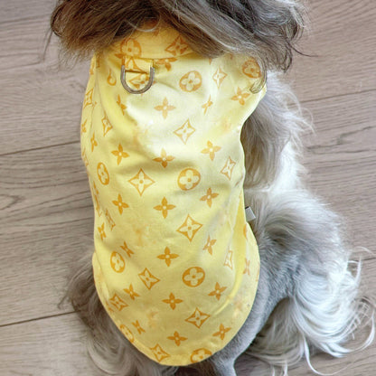 MF001-Dog clothes trendy brand thin large and medium-sized dog  bear teddy corgi schnauzer pet puppy summer